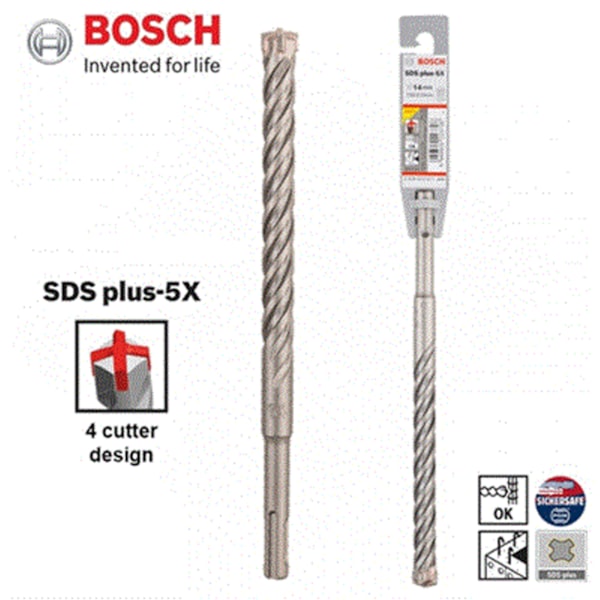 Broca sds plus 16MMx200x260 - 5X Bosch-e90bf2f5-a09f-4d66-be52-85847da8b269