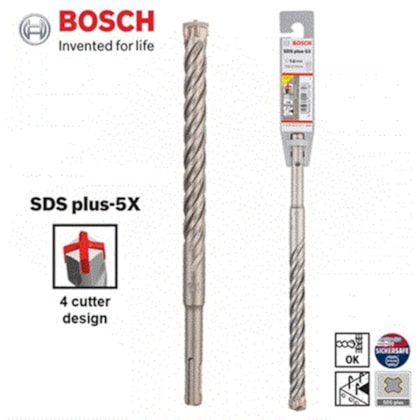 Broca sds plus 16MMx200x260 - 5X Bosch-eb3e24ee-86b0-4d5f-b45d-6a09bcfd2aa7