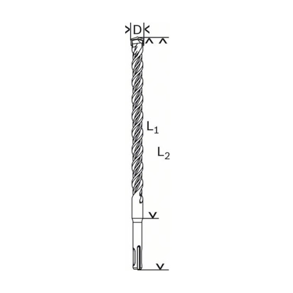 Broca SDS Plus 24x450mm S5 Bosch-576af807-6253-412c-81ad-be0d8fade752