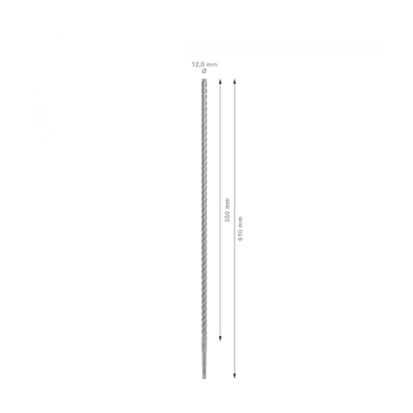 Broca SDS Plus 5X 12,0 x550 x610 mm 2608836620 Bosch-5b85c9f7-4296-4c3b-af51-5e5b973e048b