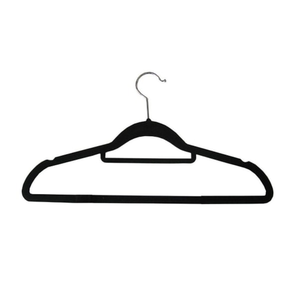 Cabide Slim Velvet Preto Revestido 42CM 10 Peças GH304 Globalmix-fc1cbf8c-72e7-41e9-8ab7-d231743b2161