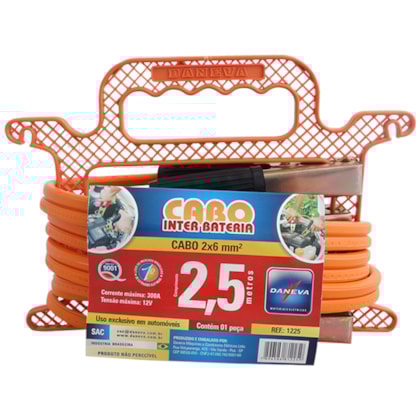 Cabo Bateria para Chupeta 2,5 metros Daneva-2dee75e0-ed1e-428b-b887-40b6771a7d22