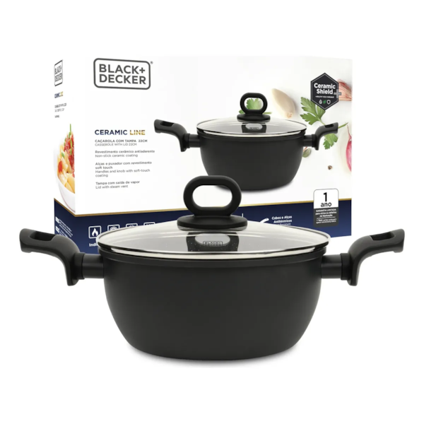 Caçarola 22cm 3,4L Cerâmico BXCWHCCS002 Black&Decker -975c5143-0bdf-48a9-9c80-36c2cdffc3fa