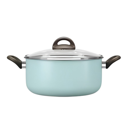 Caçarola Cerâmica Com Tampa Suprema Antiaderente em Alumínio 4,5L 24cm Verde 7245/365 Brinox-40db1cb0-9f4f-4db6-af0a-09da87b83d4d