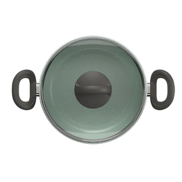 Caçarola Cerâmica Suprema C/Tampa Antiaderente em Alumínio 2,65L 20cm Verde 7245/363 Brinox-7807f1b2-18fc-4b17-a3eb-2b5e1b1d2506