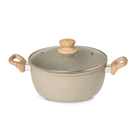 Caçarola Com Tampa 3,4L Antiaderente Marble Edition Dark Grey 15218602 Oster 