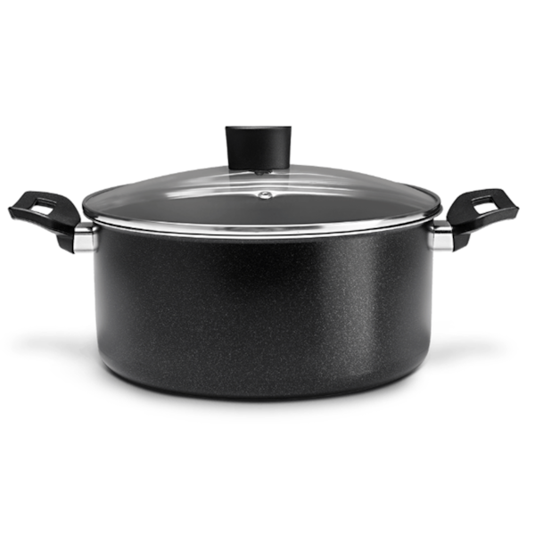 Caçarola Com Tampa Ebony Antiaderente Pro Fon em Alumínio 2,5L 20cm x 9cm Preta 7190/459 Brinox-1aa9bafe-acb8-44d6-aa36-91c8349ccbf8