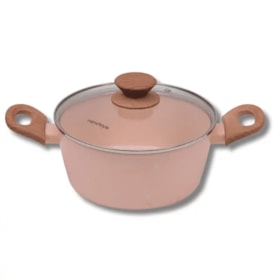 Caçarola Quartzo Panela Indução Cerâmica 24cm 10802 Mimo Style