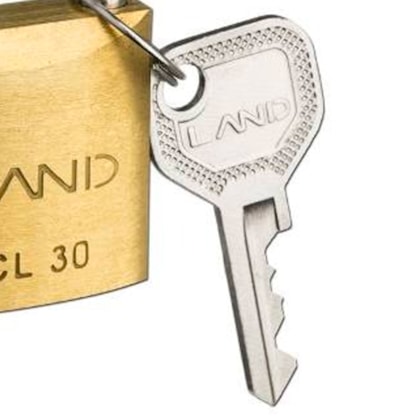 Cadeado em Latão 30mm Land-38265860-c067-4edb-8f38-27ca9b667395