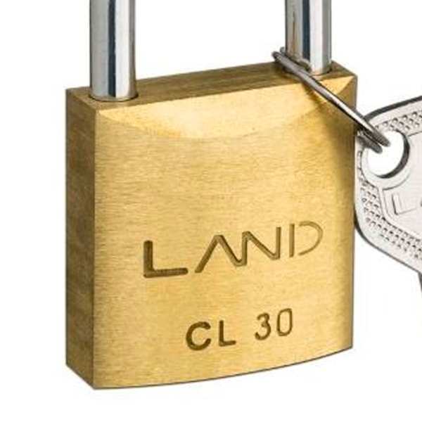 Cadeado em Latão 30mm Land-b6fba4ca-cfaa-4d3f-ac73-040426617553