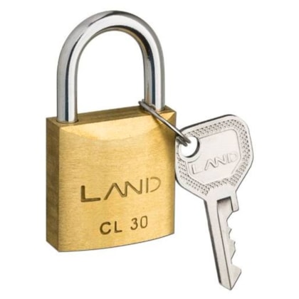 Cadeado em Latão 30mm Land-d418c709-0c8b-4b12-a6b6-885acc4b7067