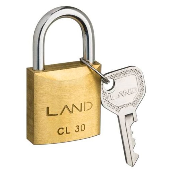 Cadeado em Latão 30mm Land-1057a340-c733-4b41-8717-492b92323eab