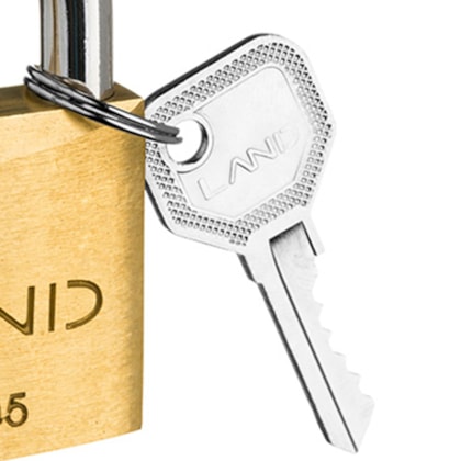 Cadeado em Latão 45MM 2425 Land-f21e939c-b2d8-4384-91af-4dc7c5679332