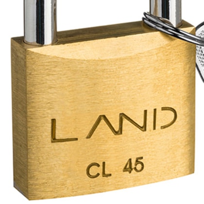 Cadeado em Latão 45MM 2425 Land-e783615e-340e-4b4b-8242-6746e3308fcd
