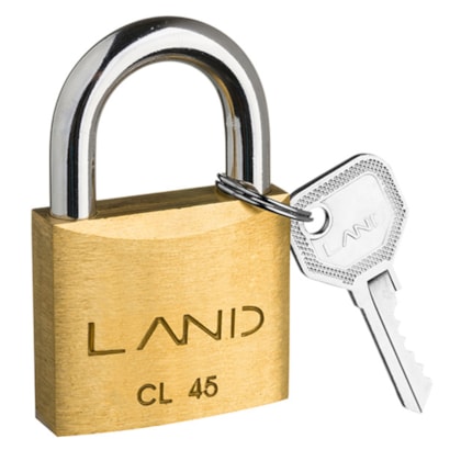Cadeado em Latão 45MM 2425 Land-abfac6f6-1709-4c10-9a60-69b2390056bc