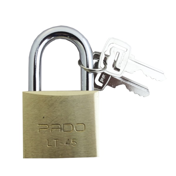 Cadeado em Latão 45mm Pado-fe272dd7-3451-49ec-a2ac-88630e63028e