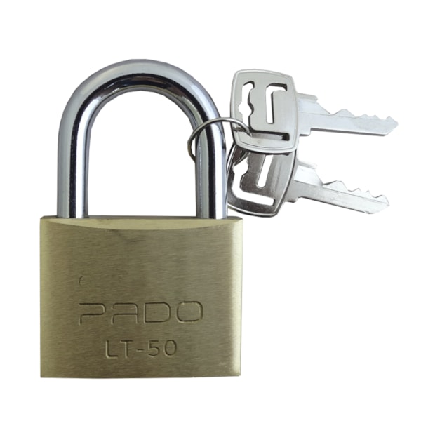 Cadeado em Latão 50mm Pado-8e6070d1-baa6-4ba3-85a9-d3ba738e1710