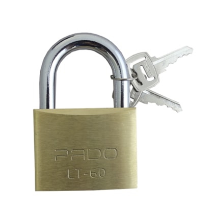 Cadeado em Latão 60mm Pado-a7c736af-4cee-47be-91c3-563ba0135dc3