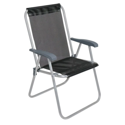 Cadeira Alta Preta Relax Comfort em Aluminio 65007 BelFix-dae901fc-472e-49ba-983b-313a875506f6