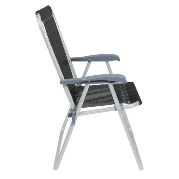 Cadeira Alta Preta Relax Comfort em Aluminio 65007 BelFix-1242e169-f8c6-4180-9e4b-fff4261b6335