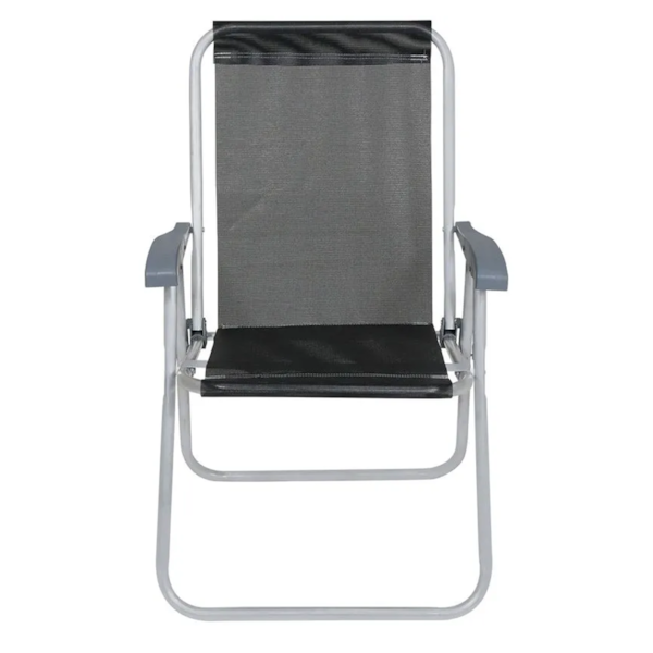 Cadeira Alta Preta Relax Comfort em Aluminio 65007 BelFix-144f3c99-6679-4003-96b6-43d3bd0e7681