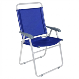 Cadeira Alumínio Robust 150kg Azul 66002 Belfix
