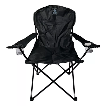 Cadeira Araguaia Confort MAX Até 150kg Preto C/ Porta Copos 17007 Bel-f38af160-b111-4cb9-b826-90cfa34ee0bc