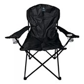Cadeira Araguaia Confort MAX Até 150kg Preto C/ Porta Copos 17007 Bel