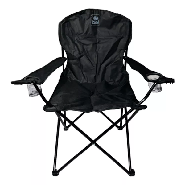 Cadeira Araguaia Confort MAX Até 150kg Preto C/ Porta Copos 17007 Bel-656be473-b261-48d1-af14-01382e7b9492
