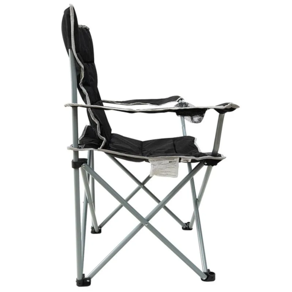 Cadeira Boni Estofada Dobrável Preto com Porta-Copos 290430 Nautika-85243d06-eb7c-4374-a1e8-f4e70890c7b7