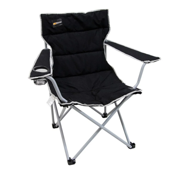 Cadeira Boni Estofada Dobrável Preto com Porta-Copos 290430 Nautika-f578cbd8-230b-436c-9753-b848cc5beb04