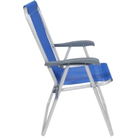 Cadeira de Praia  Alta Alumínio Azul 65002 BELFIX