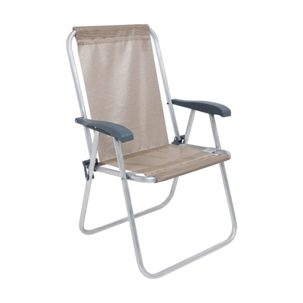 Cadeira de Praia Alta Alumínio Bege 65006 BELFIX-f4f227fc-7d54-40a2-a12d-aa2501c5b90c