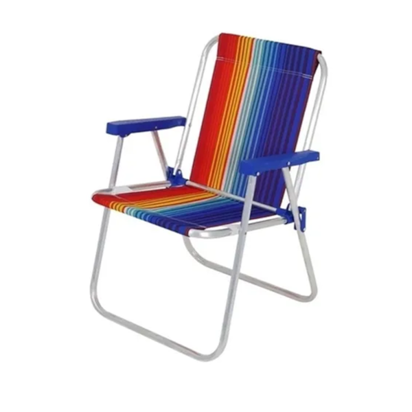 Cadeira de Praia Alta em Alumínio Estampada 24500 BELFIX-6893dda1-52cc-440b-8d09-46a42a5f0044