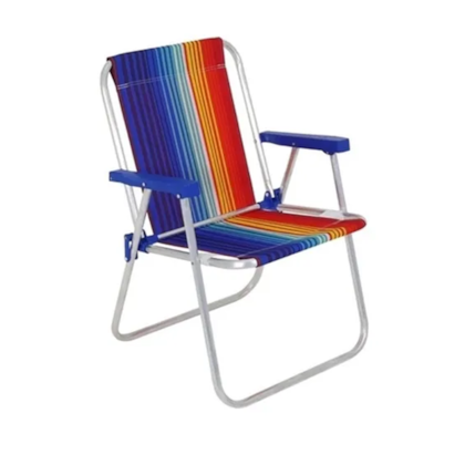 Cadeira de Praia Alta em Alumínio Estampada 24500 BELFIX-be2d87e0-3ff3-4b3b-a341-32335395b013