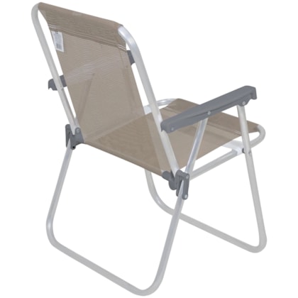 Cadeira de Praia Alta em Alumínio Lazy Bege 23506 Bel-d89897f8-e78e-46e5-a4e2-2552ea635597