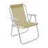 Cadeira de Praia Alta em Alumínio Lazy Bege 23506 Bel