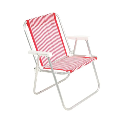Cadeira de Praia Alta Lazy Alumínio Cores Sortidas 25500 Bel-cc863449-70ae-43e0-91ce-6003d3bb2177