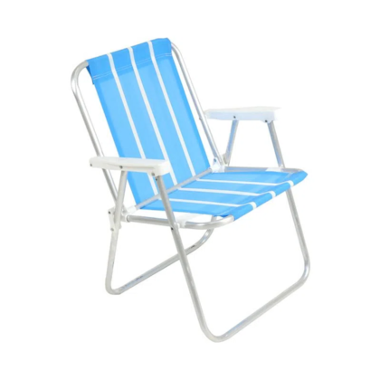 Cadeira de Praia Alta Lazy Alumínio Cores Sortidas 25500 Bel-5917a708-cbb3-434e-be74-b113335bbf34