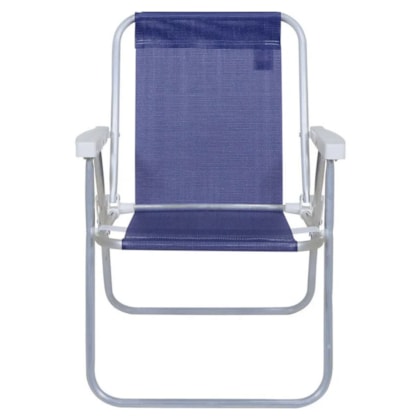 Cadeira de Praia Alta Lazy Aluminio Sannet Azul Marinho 23518 Bel-0a705d93-342c-45f8-9196-d8575de2e184