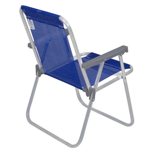 Cadeira de Praia Alta Lazy Aluminio Sannet Azul Marinho 23518 Bel-73a231fd-2d69-48b0-9e90-8230f3f56d49