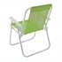 Cadeira de Praia Alta Lazy em Alumínio Verde 23503 Belfix 