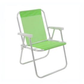 Cadeira de Praia Alta Lazy em Alumínio Verde 23503 Belfix