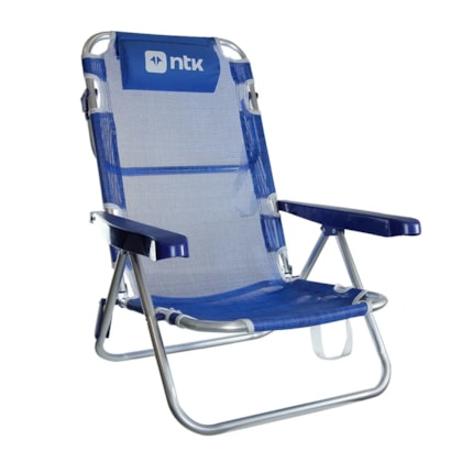 Cadeira de Praia Azul Dobrável Com Encosto de Cabeça 290202 Nautika-dbabdbb8-48fc-4645-a7e9-ac04d4169fb5