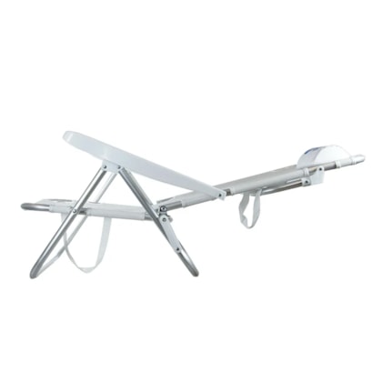 Cadeira de Praia Branca Dobrável Com Encosto de Cabeça 290202 Nautika-10e4ed83-64cb-4325-a849-3ee55594dbba