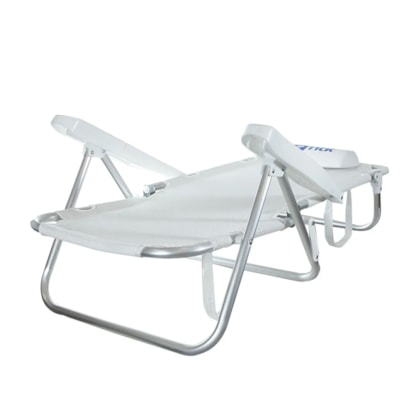 Cadeira de Praia Branca Dobrável Com Encosto de Cabeça 290202 Nautika-85eec555-c074-43ac-a00c-bd870cf7b432