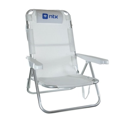 Cadeira de Praia Branca Dobrável Com Encosto de Cabeça 290202 Nautika-83256dc5-f809-49ff-8451-a7d6e8ec7fff