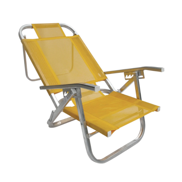 Cadeira de Praia Copacabana Amarela CAD0401 Botafogo-08462729-bb92-4337-a188-4ff70ca6c8f6