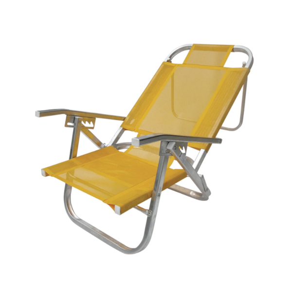 Cadeira de Praia Copacabana Amarela CAD0401 Botafogo-1d80ba1c-cbe5-47e7-87a6-b80b7378c736