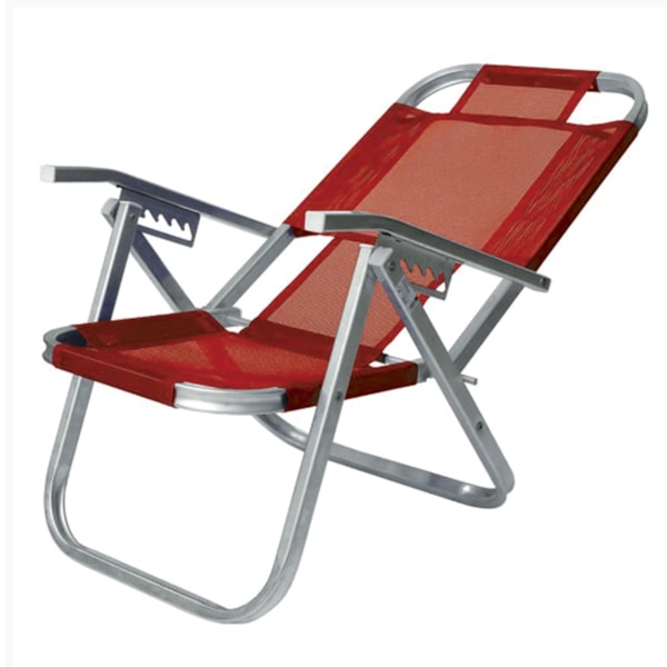 Cadeira de Praia Reclinável Alta Ipanema Vermelha CAD0686 Botafogo-ab4dbb3f-9631-4e85-9d47-999ecfa2aa60